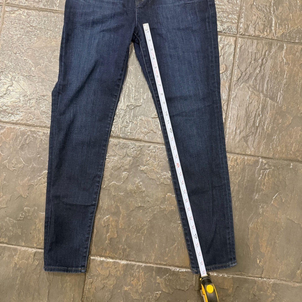 Lucky Brand Women's Deep Indigo Skinny Jeans Premium Denim Size 10 - Picture 5 of 10